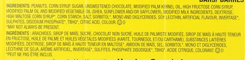 Vista 3 de EAT-MORE Chocolate oscuro, caramelo de maní masticable, (6 unidades) 1.83 oz/1.8 onzas, {Importado de Canadá}