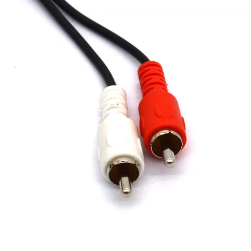 Vista 2 de GLHONG Cable de 5 pines Midi a RCA, macho DIN de 5 pines a 2 conectores RCA macho de audio para Bang & Olufsen, Naim, Quad, sistemas estéreo