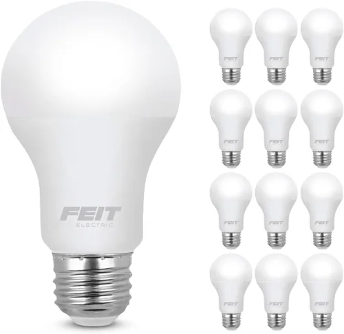 Vista 14 de Feit Electric Bombillas LED A19, equivalente a 100 W, no regulables, 1500 lúmenes, base estándar E26, blanco suave de 2700 K, 80 CRI, vida útil