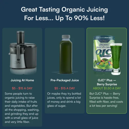 Vista 4 de Jugo certificado Organic Juice Cleanse, (OJC) Plus, Berry Surprise (12.28 onzas) de Purity Products