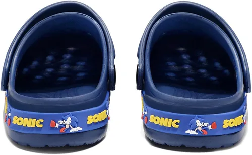Vista 6 de Zuecos para niños, bonitos zapatos de jardín de dibujos animados para niños, pantuflas de playa para niños pequeños y niños, sandalias de ducha