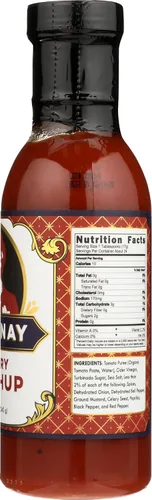 Vista 5 de Molonay Salado Ketchup, 12 oz.
