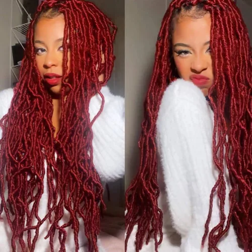 Vista 29 de Extensiones de cabello de ganchillo de 12 pulgadas de pelo sintético de ganchillo 1B, extensiones de cabello de ganchillo suaves