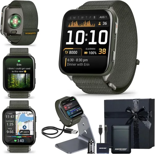 Vista 14 de Garmin Venu X1 - Reloj inteligente GPS delgado y ligero, color negro, pantalla AMOLED, funciones avanzadas de salud y fitness, seguimiento