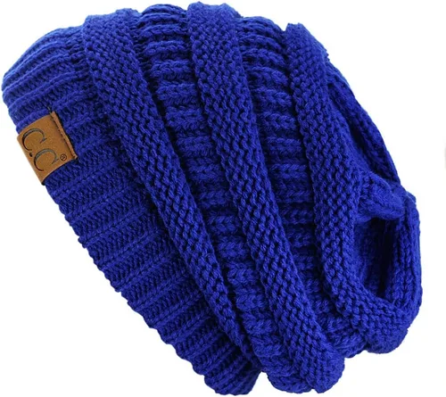 Vista 514 de C.C Trendy Warm Chunky Soft Stretch Cable Knit Beanie