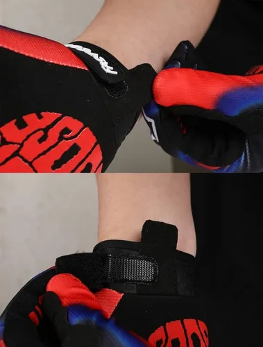 Vista 4 de Guantes de ciclismo para hombre y mujer, guantes de motocicleta con pantalla táctil, guantes de motocicleta para carretera y motocross, guantes