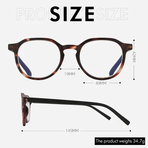 Vista 7 de ZENOTTIC Gafas de lectura con bloqueo de luz azul para mujeres y hombres