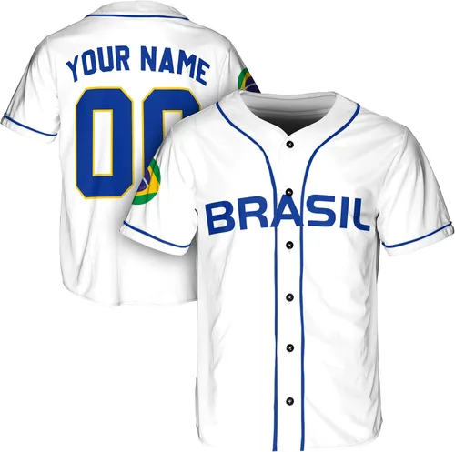 Vista 14 de Camisetas de béisbol personalizadas del mundo 2026, camisetas deportivas personalizadas de uniforme de sóftbol para hombres, mujeres, niños y niñas