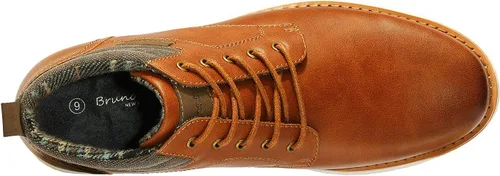 Vista 5 de Bruno Marc Botas de vestir Chukka de caña media para hombre