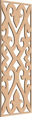 Vista 36 de Keene Paneles de pared decorativos de madera con calado, 9 3/8 pulgadas de ancho x 24 3/8 pulgadas de alto x 1/4 de alto, abedul Birch
