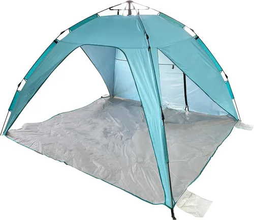 Vista 8 de Bliss Hammocks BHT-A39-BY - Tienda de campaña de playa desplegable con bolsa de transporte para un fácil viaje, protección solar y resistente al