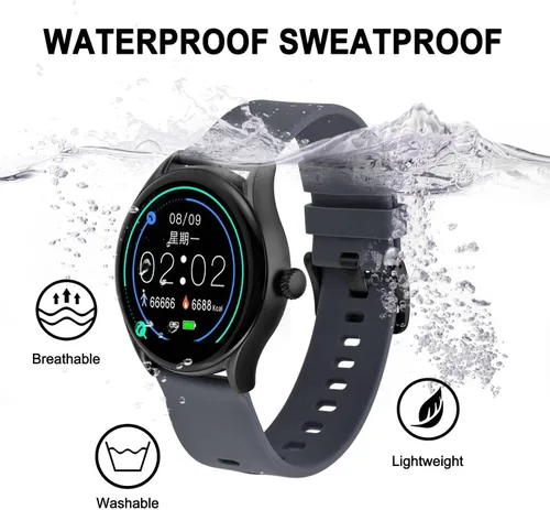 Vista 39 de BISONSTRAP Correas de reloj de silicona, correas de reloj delgadas con liberación rápida, 0.787 in, negro con hebilla negra