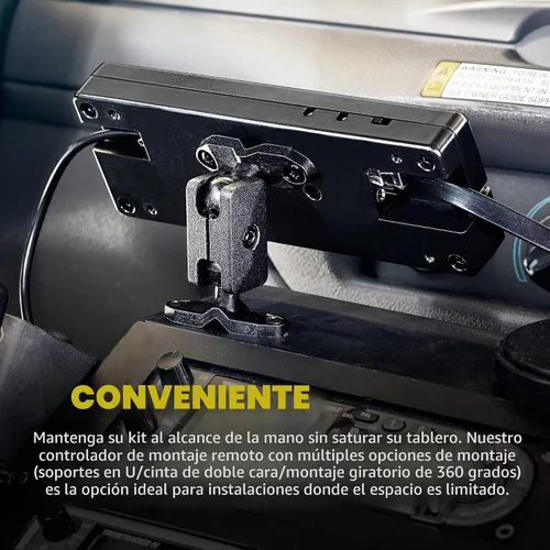 Vista 7 de LAMPHUS ThunderWave Kit de sirena de emergencia de policía de 200W [Control remoto][2x15A interruptores][sirena de aire manos libres][entrada
