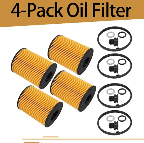 Vista 9 de 26350-2S000 Filtros de aceite compatibles con Hyundai Santa Sonata Tucson Cruz Fe Kia Sorento 2.5L 2020-2022 Reemplazar 21513-23001, paquete de 4