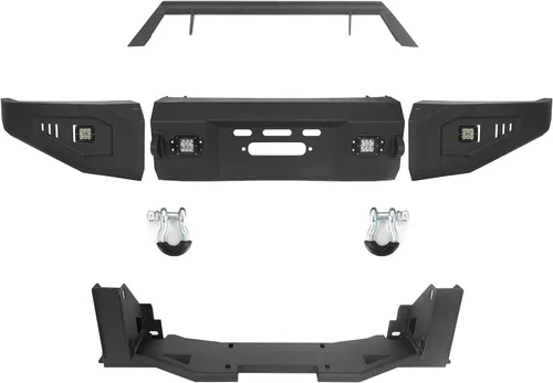 Vista 9 de Tundra parachoques delantero con placa de cabrestante para camioneta Toyota Tundra 2007 2008 2009 2010 2011 2012 2013