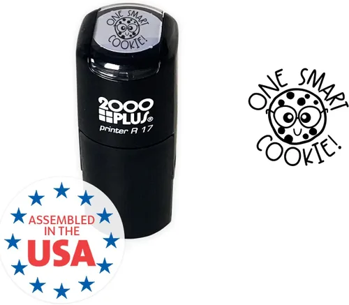 Vista 6 de One Smart Cookie Stamp / 2000 Plus Sello Automático de Maestro con Temática de Comida / Estampador de Golosinas / 9/16" Sello Pequeño de Impresión
