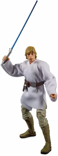 Vista 2 de Star Wars Lucas Film - Figura de acción de 50 aniversario de la serie negra "Power of the Force" 6 de Luke Skywalker