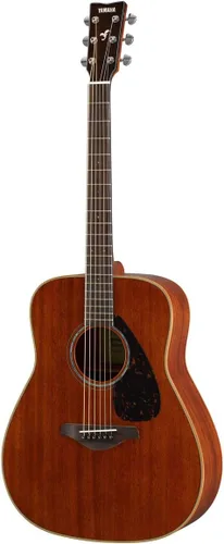 Vista 3 de Yamaha fg820 Guitarra Acústica, color natural, Mahogany
