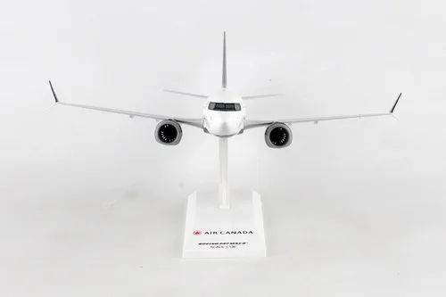Vista 6 de Sky Marks Air Canada 737 Max8 1/130 - Avión coleccionable de plástico moldeado por inyección para niños a partir de 14 años
