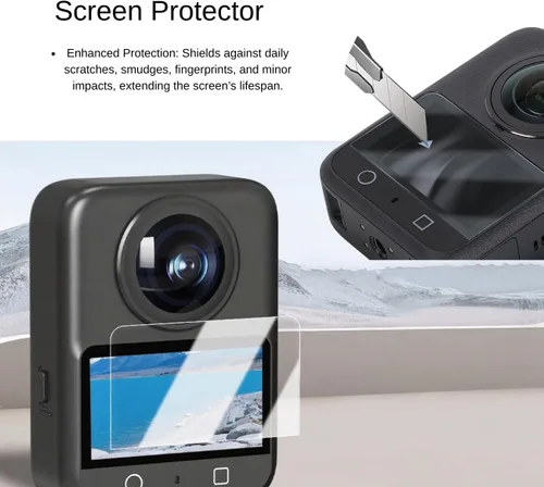 Vista 4 de Osmo 360 Kit de protección: protector de lente, funda portátil y protector de pantalla, juego de defensa todo en uno