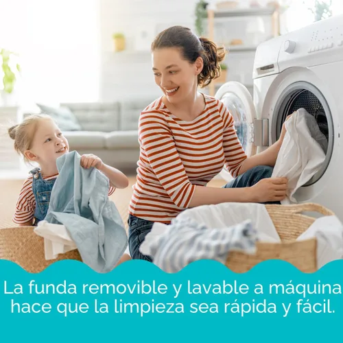 Vista 6 de Little Sleepy Head Protector de cama para niños pequeños, riel de cama para niños pequeños, riel de cama para niños pequeños con cubierta suave