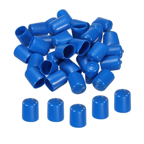 Vista 22 de MECCANIXITY 200 tapas de goma para extremos de goma, 0.079 in, protector de rosca de tornillo de vinilo, tapas de vacío redondas de PVC para tubería
