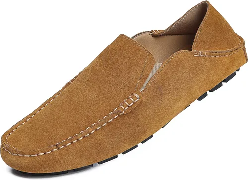 Vista 11 de Go Tour Mocasines casuales hechos a mano para hombre, mocasines sin cordones