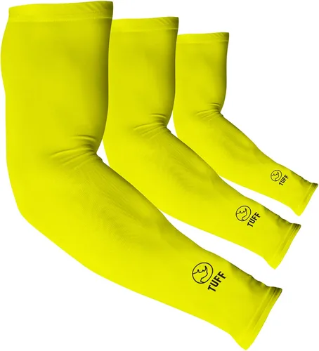 Vista 22 de TUFF - Mangas de compresión para brazos refrigerantes, mangas de brazo UPF 50 para hombres y mujeres..
