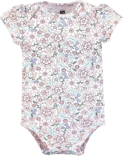Vista 301 de Hudson Baby baby-girls Cotton Bodysuits 3-pack