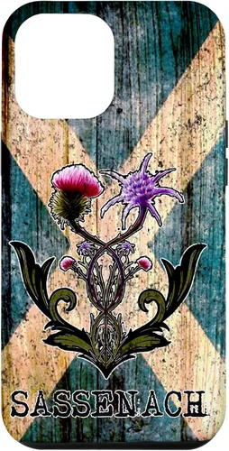 Vista 26 de Purple Thistle Flower Scottish Flag Scots Sassenach Vintage Case for iPhone 17