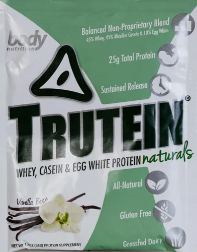 Vista 38 de Body Nutrition Trutein Polvo de Proteína Alto: 45% Suero, 45% Caseína, 10% Clara de Huevo, Sin Gluten, Bajo en Sodio, Polvo de Proteína de Suero