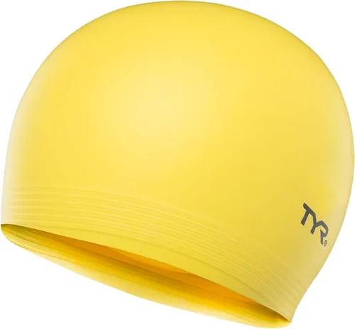 Vista 13 de TYR Gorro de natación de látex para adultos para mujeres y hombres, sombrero de natación de entrenamiento y recreación con una construcción de látex