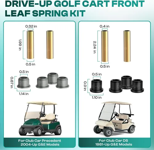 Vista 3 de DRIVE UP Golf Cart Standard Front Leaf Spring for Club Car Precedent and DS Models