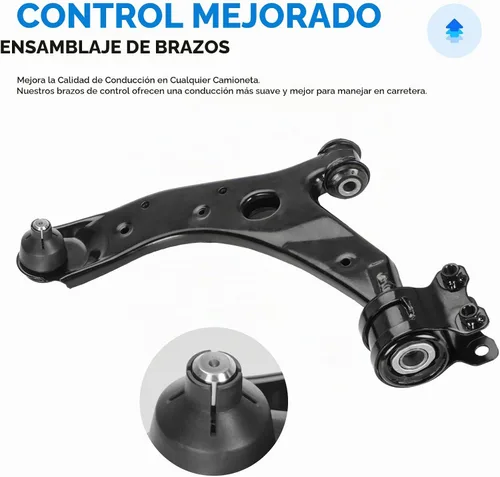 Vista 2 de 10 piezas Brazos de Control Inferiores Delanteros con Rótulas + Barras de Dirección + Enlaces de Barra Estabilizadora para Mazda 3 2004-2009, Mazda
