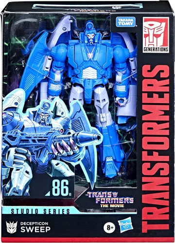 Vista 3 de Transformers Toys Studio Series 86-10 Voyager Class The Movie 1986 Decepticon Sweep Figura de acción, para edades de 8 años en adelante, 6.5 pulgadas