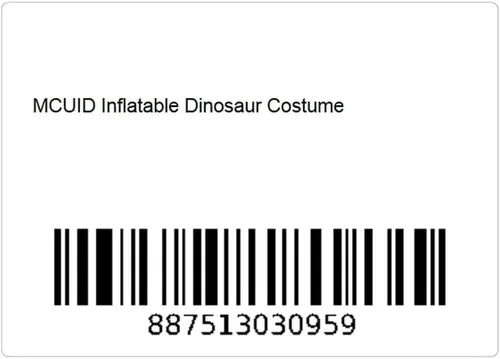 Vista 10 de Morph Jurassic - Disfraz inflable de dinosaurio T-Rex unisex, talla única, Dinosaurio T-rex