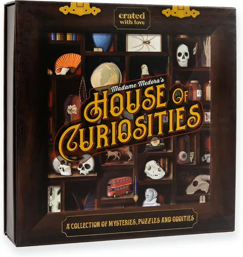 Vista 4 de La casa de las curiosidades de Madame Medora: Atractivo kit de juego de resolución de misterios con temática de fantasmas para adultos. Archivos