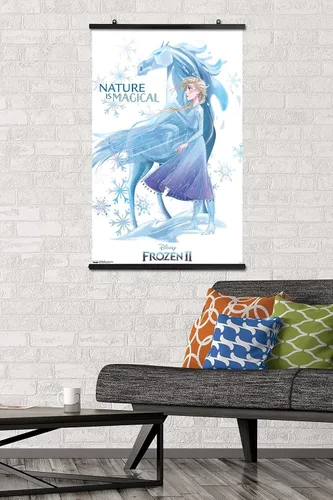 Vista 2 de Trends International Disney Frozen 2 - Póster de pared Nokk, 22.375 x 34 pulgadas, paquete de póster y clip
