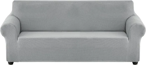 Vista 29 de CONRUSER Funda elástica para sofá, impermeable, funda de sofá suave, protector de muebles con parte inferior elástica para niños, mascotas Aqua