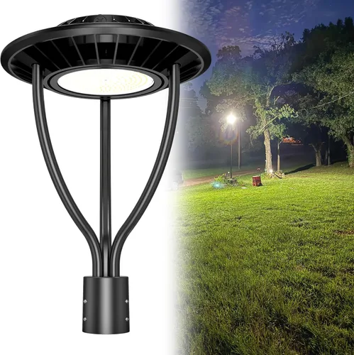Vista 15 de Luz LED para poste superior con certificación ETL de 60 W, 48 W, 36 W, ajustable, 3 CCT, luces de poste para exteriores ajustables con fotocélula