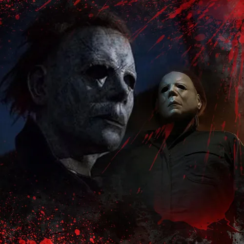 Vista 4 de Lucasou Michael Myers Mask Original Adult Scary Mask Halloween Latex Mask For Cosplay Prom Michael Myers Costume