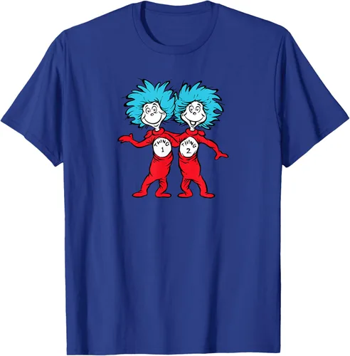 Vista 26 de Dr. Seuss Thing 1 Thing 2 Buddies - Camiseta Negro