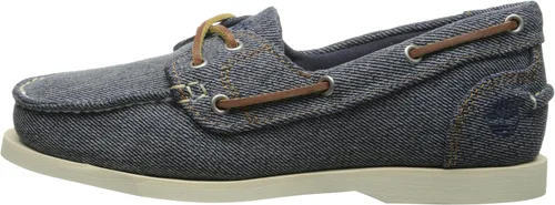 Vista 8 de Timberland Women 's EK lona clásico barco zapato plano