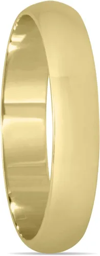 Vista 2 de 2mm - 6mm Domed Wedding Band in 10K Yellow Gold