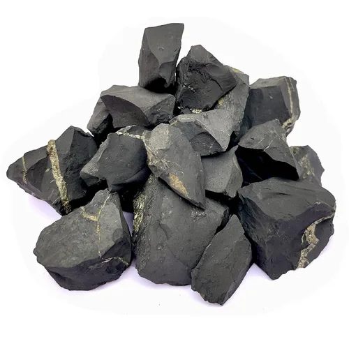 Vista 5 de Piedras de Shungita, piedras de shungita de cristal para purificación de agua - 1.181-2.756 in Piedra Shungite Original (5 piezas)