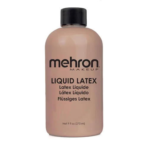Vista 8 de Mehron - Látex líquido para maquillaje Maquillaje de efectos especiales Halloween Pegamento de látex para piel Pegamento para prótesis 1 fl
