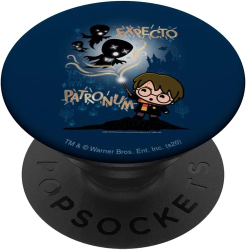 Vista 6 de Harry Potter Expecto Patronum Chibi Potter PopSockets MagSafe PopGrip para iPhone