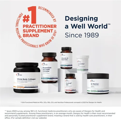 Vista 2 de Designs for Health IB Synergy - Apoya la salud gastrointestinal, la digestión + la conexión cerebro-intestinal - Suplemento de apoyo del sistema