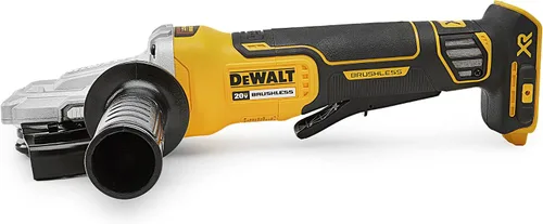 Vista 5 de DEWALT Amoladora angular 20V MAX* XR con freno, 5 pulgadas, interruptor de paleta de cabeza plana, solo herramienta (DCG413FB)