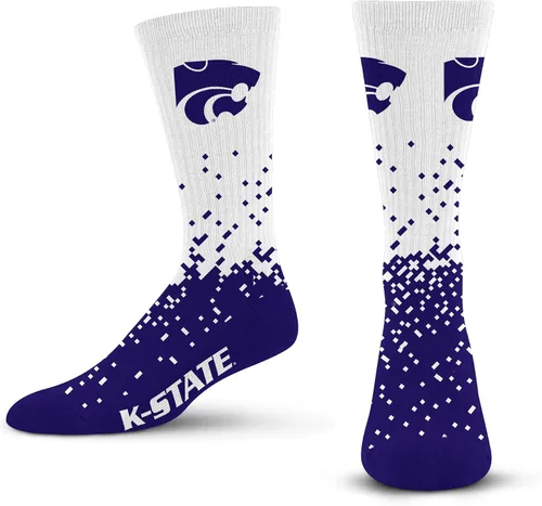 Vista 32 de For Bare Feet Calcetines de la NCAA para niños y niñas, unisex, Spray Zone Crew, para jóvenes